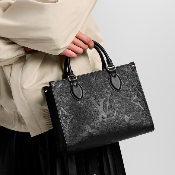 MSRP $3,595!! BRAND NEW! LOUIS VUITTON LV Empreinte ONTHEGO PM BLACK - Picture 9 of 17